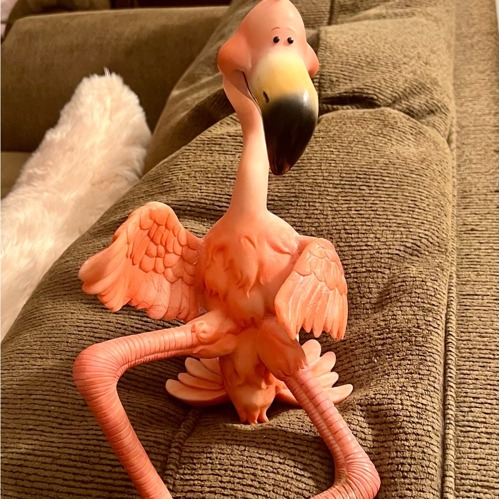 Pink Flamingo Wine Bottle Holder